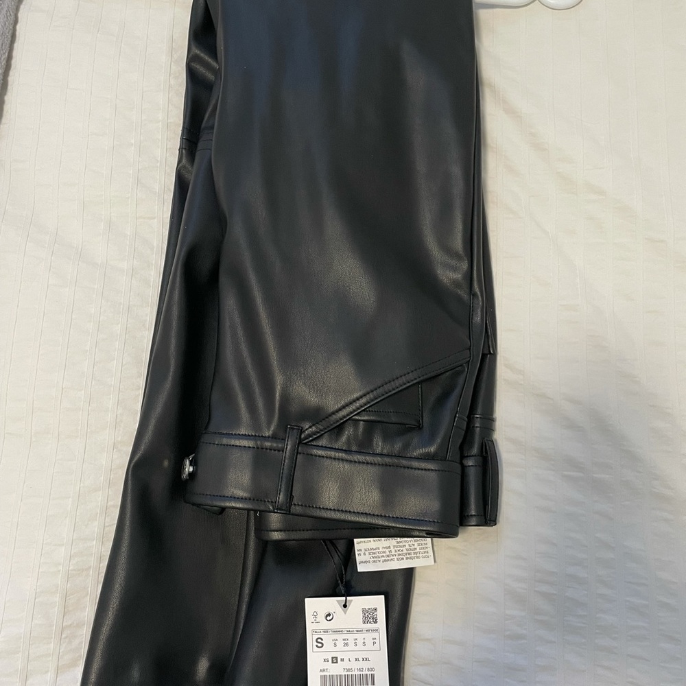 Zara leather pants NWT